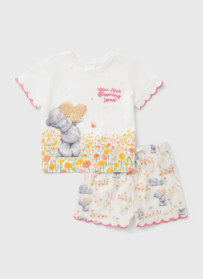 ماتلان Tatty Teddy Girls White Mini Me Pyjama Set